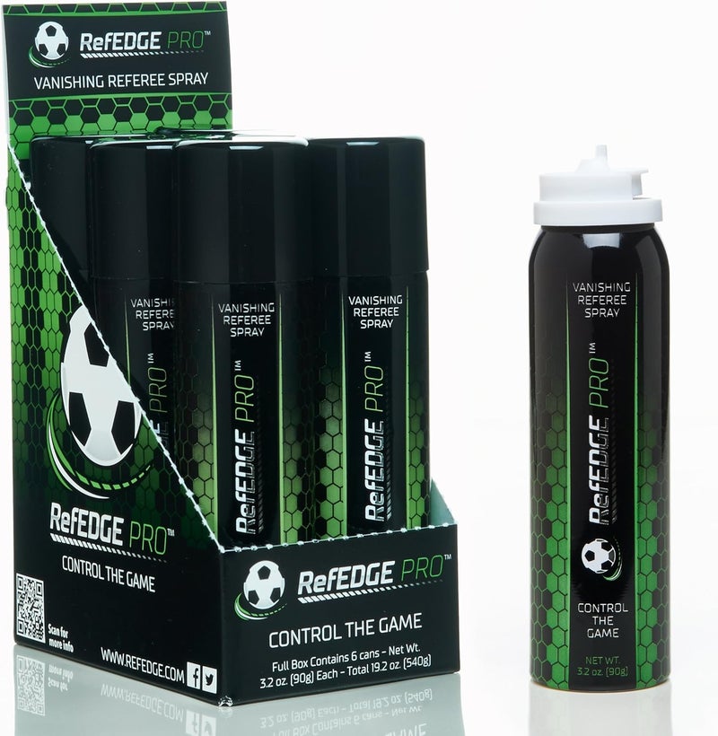 RefEDGE 6-Pack - PRO Vanishing Referee Spray 3.2 oz - Image 2